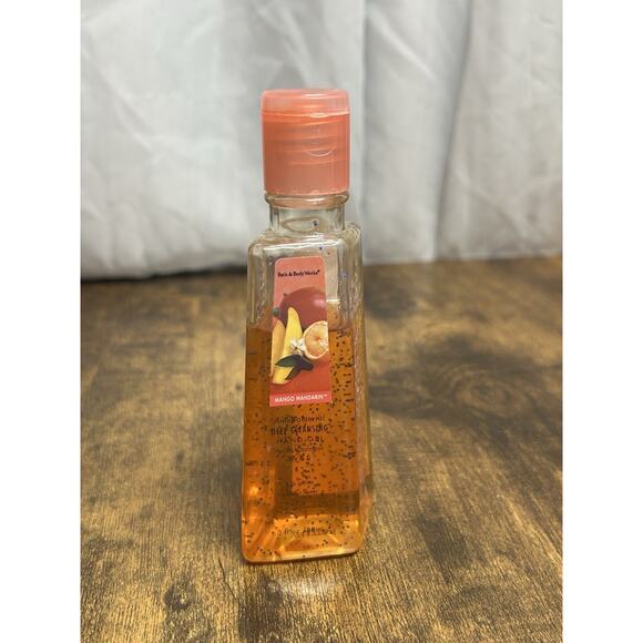 VTG Y2K Bath & Body Works Moisturizing Hand Gel Anti Bacterial Mango Mandarin 00 - Picture 3 of 9